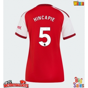 Arsenal Piero Hincapie #5 Replica Home Stadium Shirt for Women 2026-27 Short Sleeve